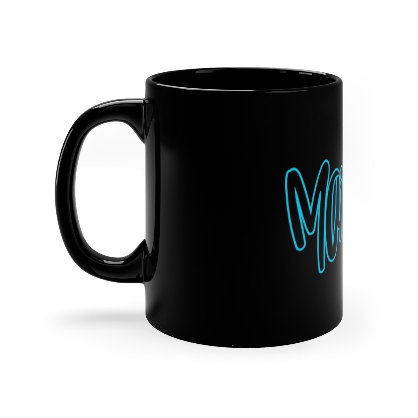 Main Mom Black Coffee Mug